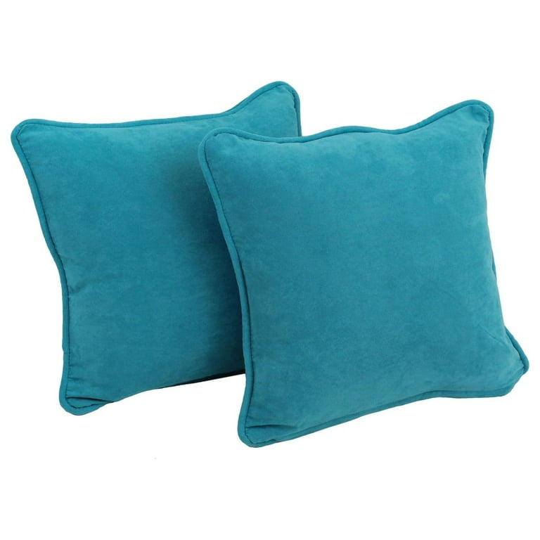 Microsuede throw pillows discount