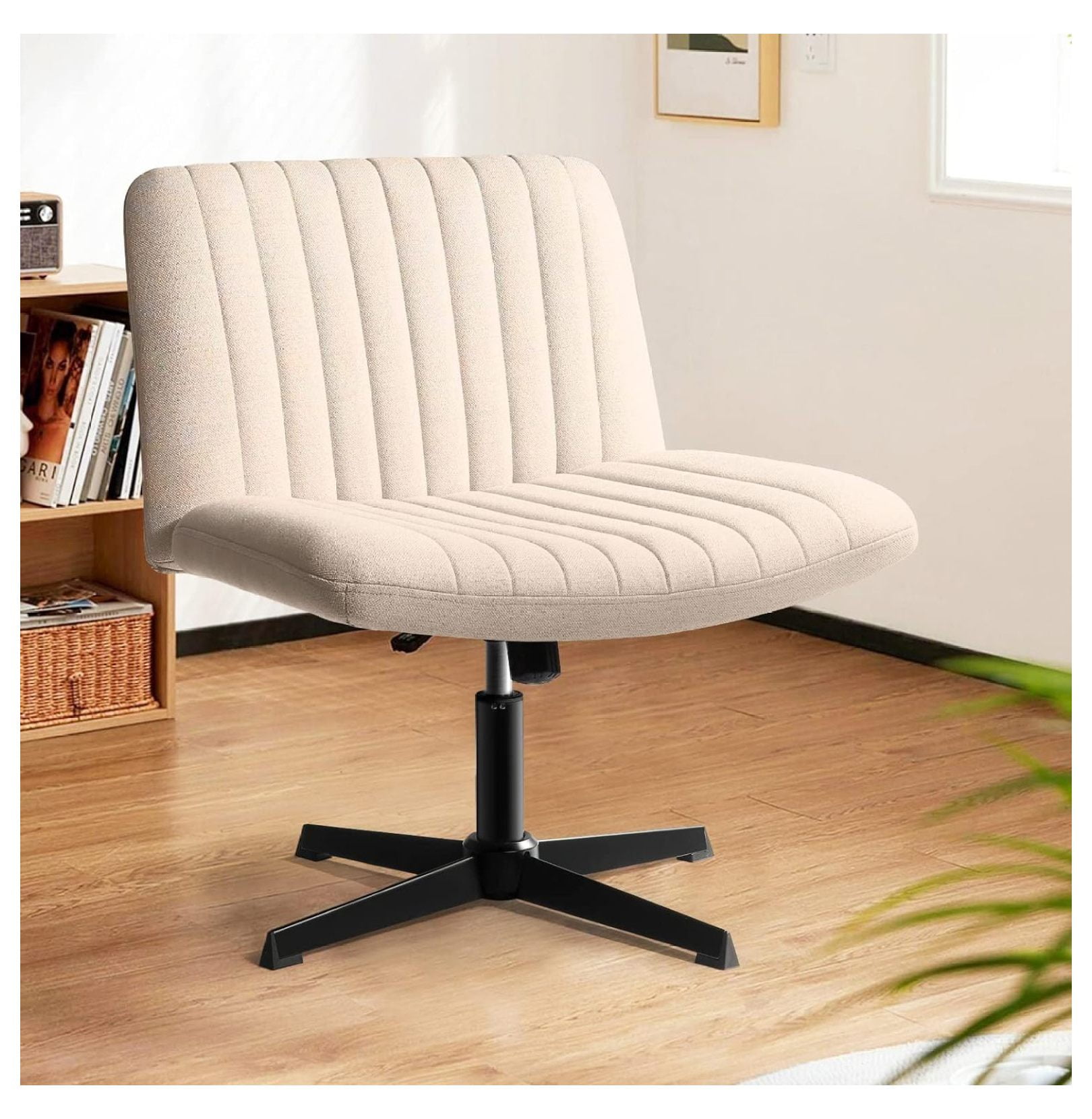 Farmhouse office chair no wheels discount