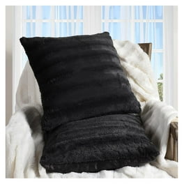 Quality Home Faux Fur Pillow Insert Not Included Amber Fox
