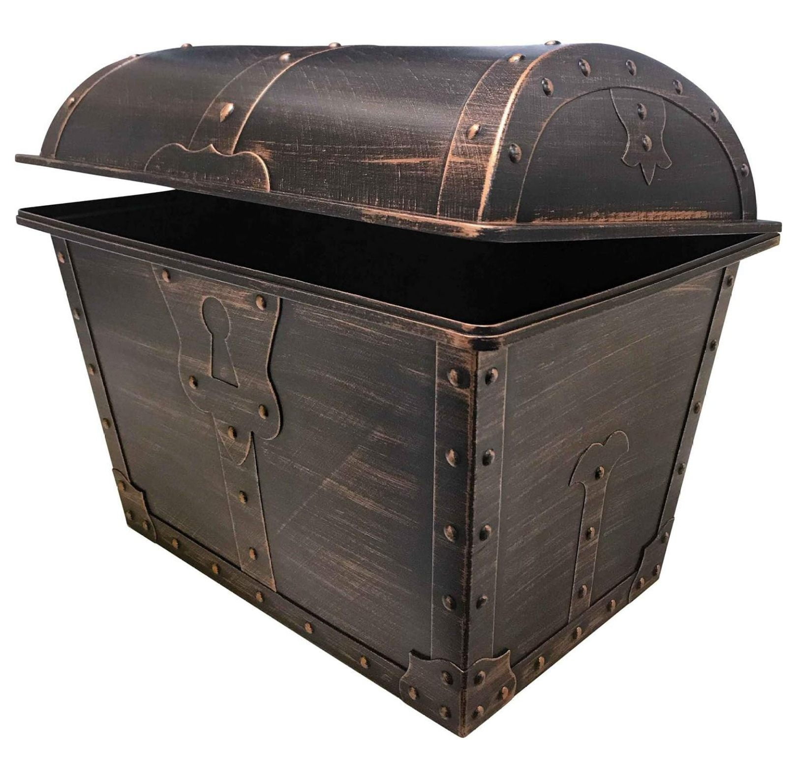 Large Oil-Rubbed Bronze Plastic Treasure Chest