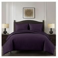 saney Liam Purple King Size Bed in a Bag Comforter Set 7 Pieces Coin