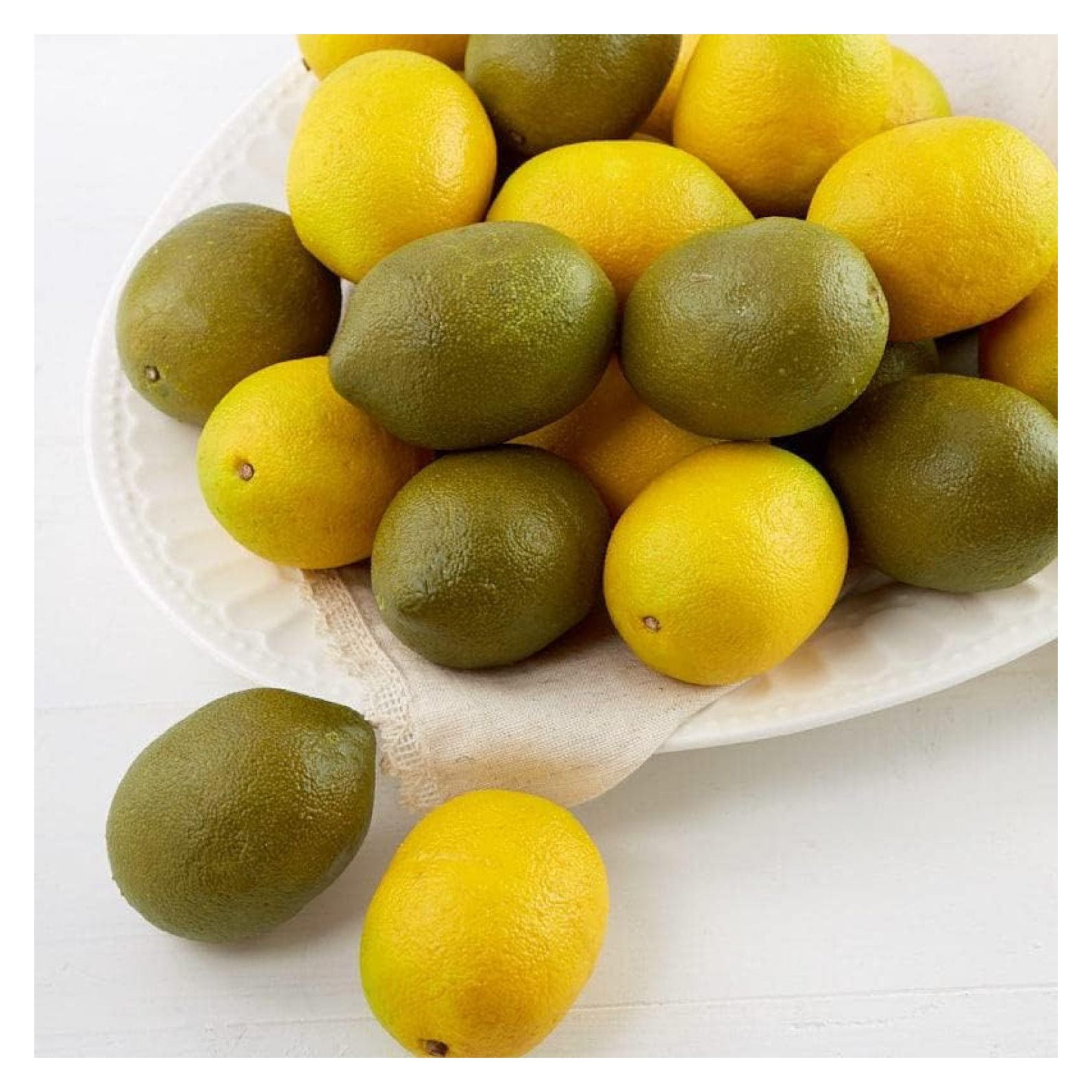 saney Mixture of Artificial Lemons and Limes | Package of 24 Pieces ...