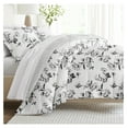 thumbnail image 1 of saney Reversible Queen Size Comforter Set (3 Piece) - Soft and Lightweight Down Alternative Comforter Queen Set - This includes Your Queen Comforter and 2 Pillow Shams, 1 of 6