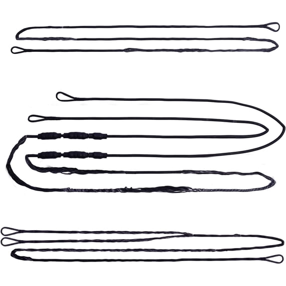 sanlida Dragon 10 Compound Bow Replacement String and Cable Kit 22 Strands Made of BCY 452X (Large Cam)