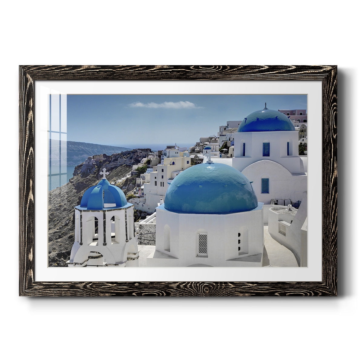 Santorini Saturday-Premium Framed Print - Ready to Hang