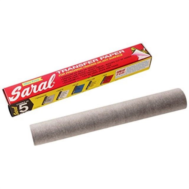 SARAL PAPER SARAL 12" x12' Graphite Transfer Paper, Gray