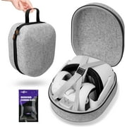 sarlar Carrying Case Compatible with Quest 2 and Accessories, Hard Travel Bag for Lightweight and Portable Protection