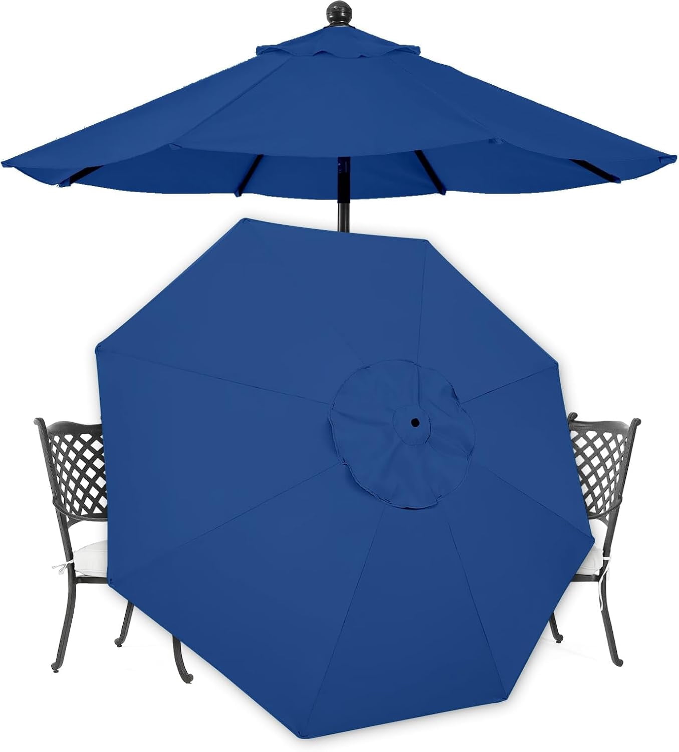 sasyxdc 6.6ft/9ft/10ft Canopy Cover 6 Ribs/8 Ribs Cantilever ...