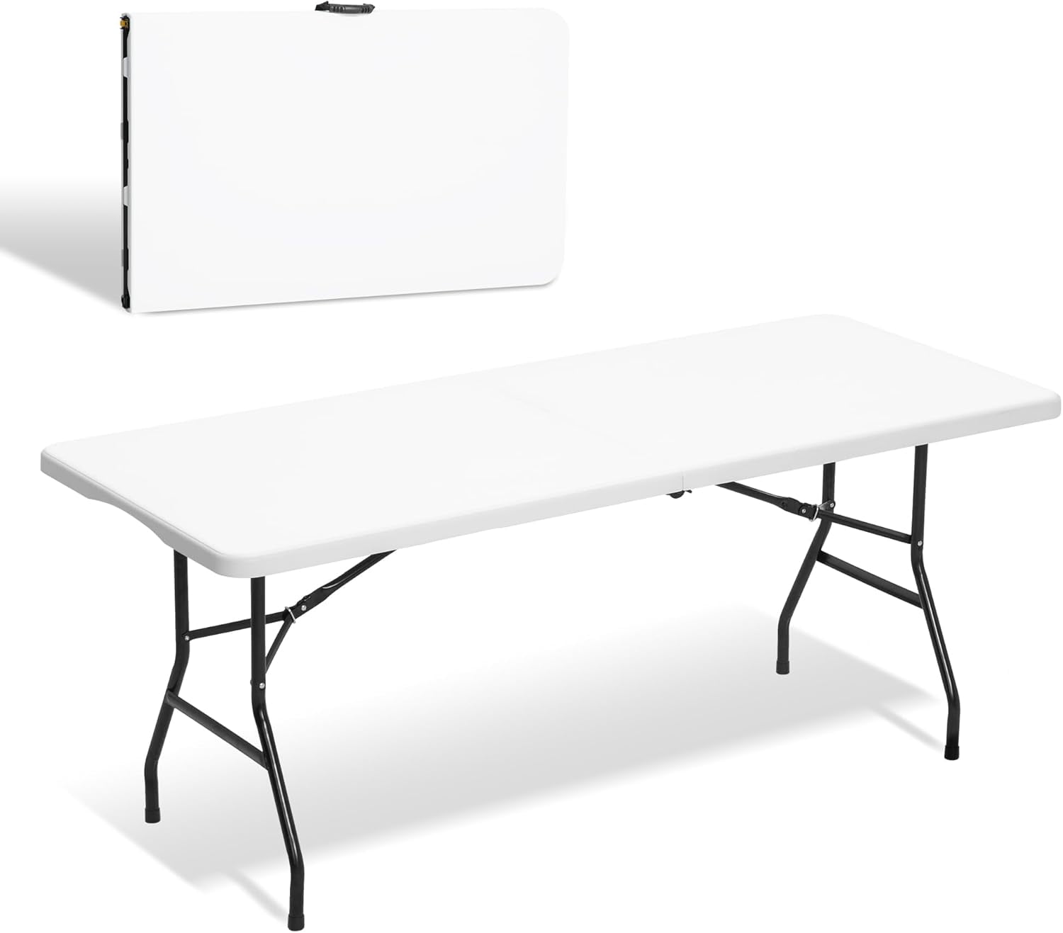 sasyxdc 6FT Portable Camping Table Carrying Handle Practical Table for ...
