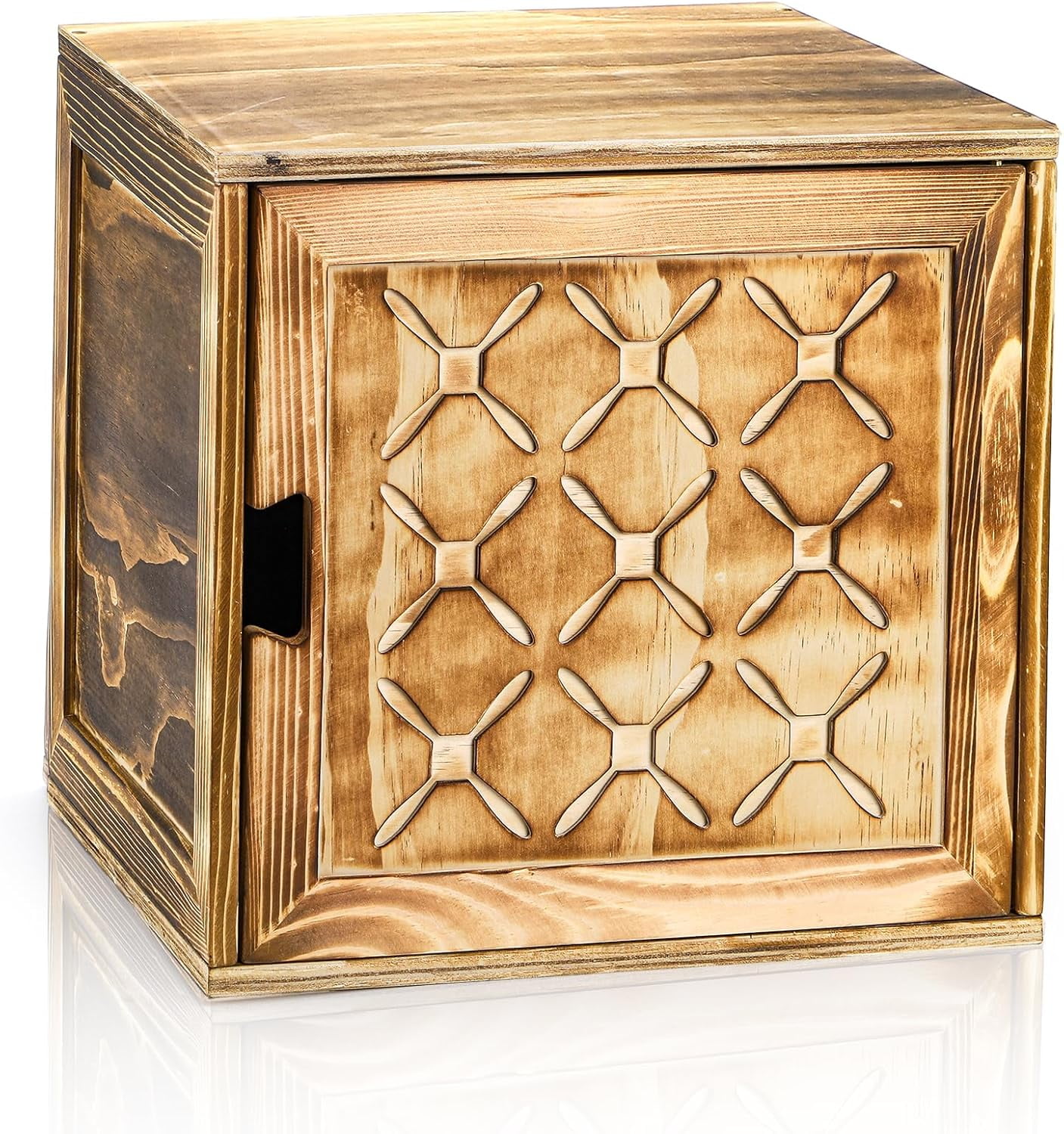 sasyxdc Cube Storage Organizer Wooden Cube Bookshelf Stackable Connect ...