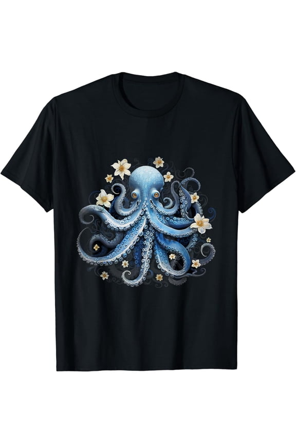 save Kraken blue octopus squid sea live save ocean earth day T-Shirt Gift for you - Men & Women Unisex T-shirt