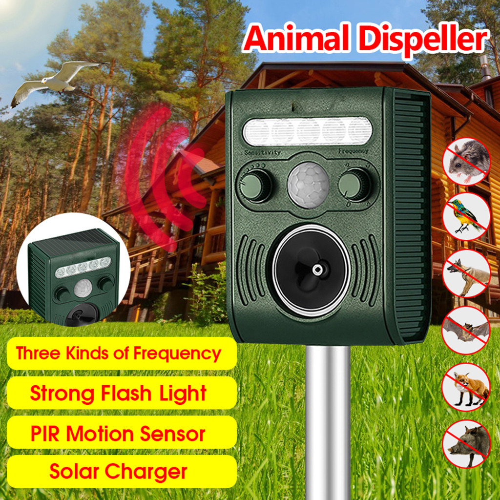 sawyer insect repellent Solar Power Pest Animal Garden Animal Bird Cat