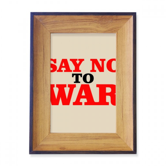 say no to war world love peworld photo frame exhibition display art desktop painting