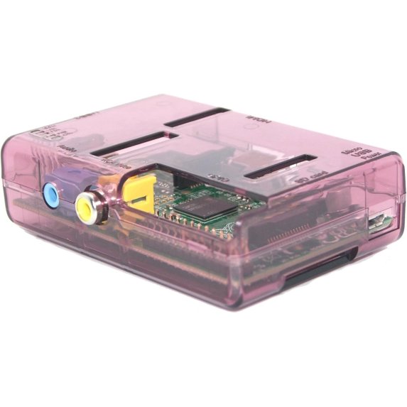 sb components Raspberry Pi Model A Transparent Access to All Ports Raspberry pi (Burgundy)