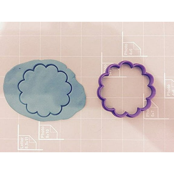 scalloped Round Cookie Cutter (2 Inch)- Fast Shipping - Sharp Edges - Exceptional Quality