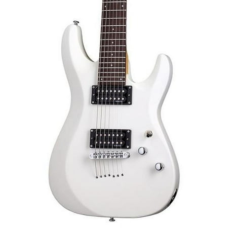 Schecter C-7 Deluxe Series 7-String Guitar - Satin White