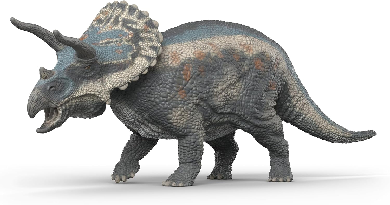 schleich Dinosaurs - Triceratops Dinosaur Figurine Toy - Realistic Dino Figure for Kids Ages 4+