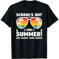 thumbnail image 1 of school's out for summer! less grades vacation summer holiday T-Shirt Black 2X-Large, 1 of 4