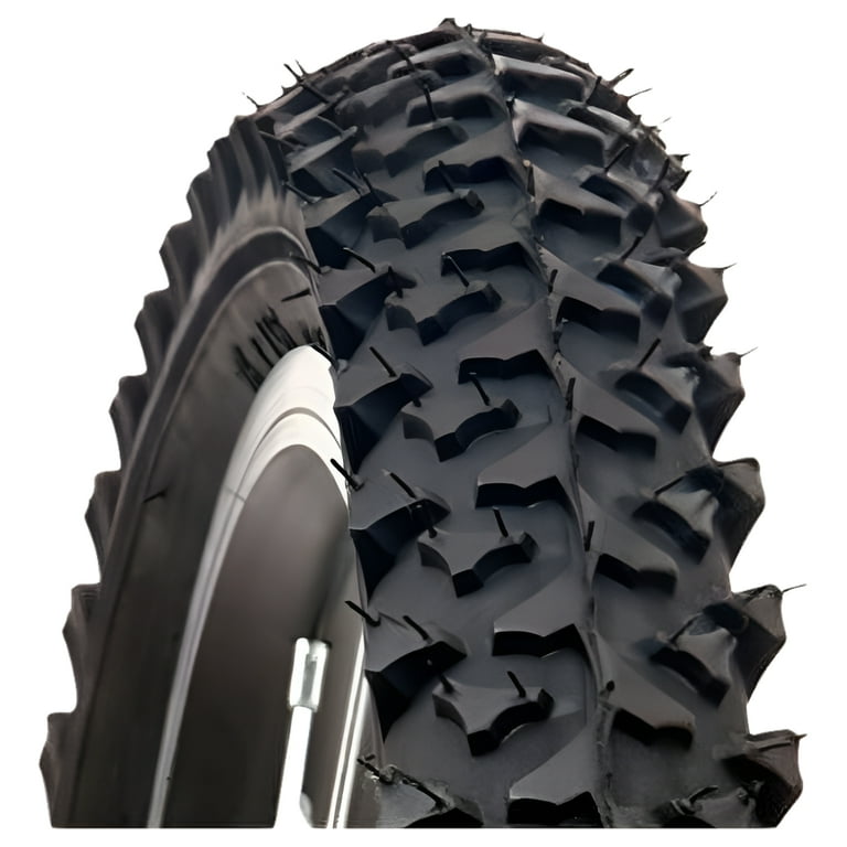 Solid rubber mountain shops bike tires