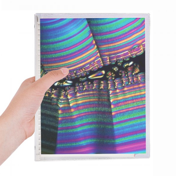 science bioplast microcosc pattern notebook loose diary refillable journal statiry