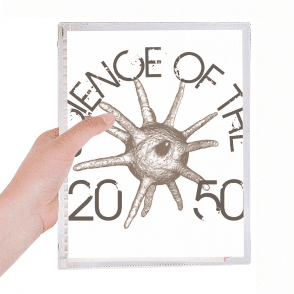 science cell line illustrate pattern notebook loose diary refillable journal statiry