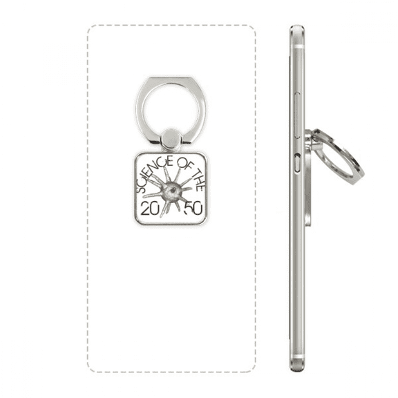 science cell line illustrate pattern square cell ph stand holder bracket universal support