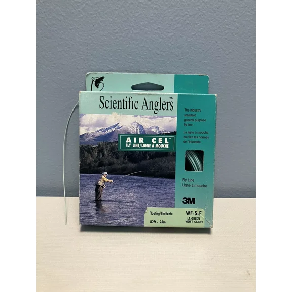 scientific anglers fly line lite green wf-5-f ( New )