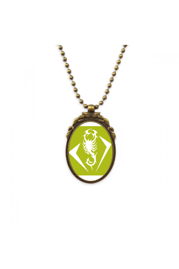 scorpion natural insect good antique necklace vintage bead pendant keychain