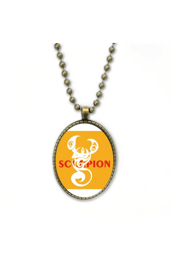 scorpion natural insect images necklace vintage chain bead pendant jewelry collection