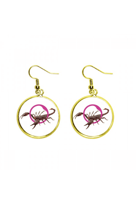 scorpion natural insect litation earring dangle en drop earring jewelry woman