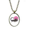 thumbnail image 1 of scorpion natural insect side necklace vintage chain bead pendant jewelry collection, 1 of 3