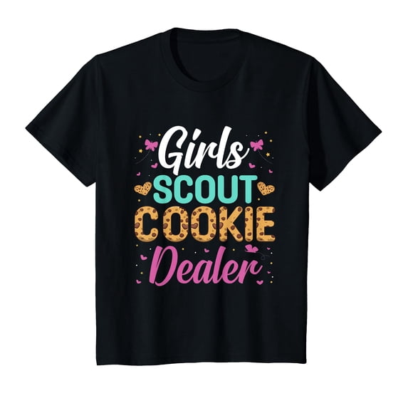 scout for girls cookie dealer women funny scouting lover T-Shirt
