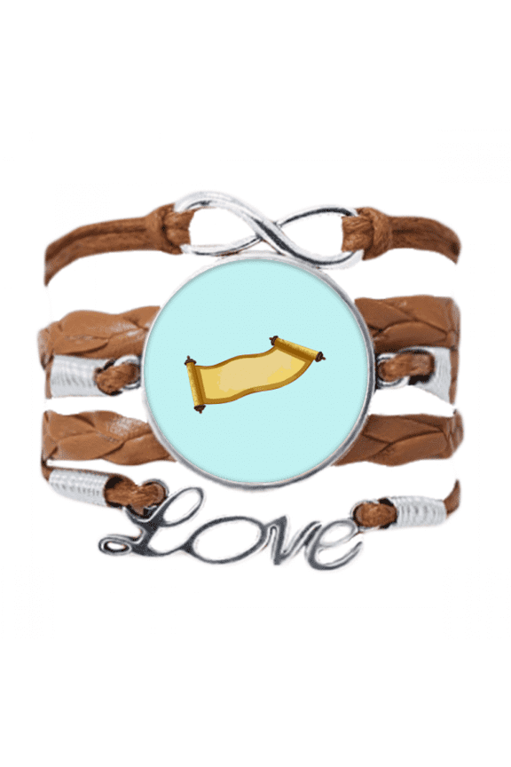 scroll rice paper traditional statiry bracelet chain ornament wristband