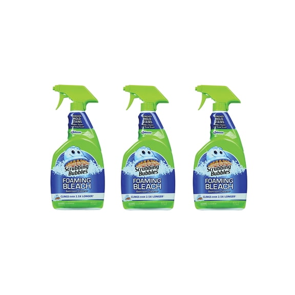 Scrubbing Bubbles Foaming Bleach Bathroom Cleaner, 32.0 FL OZ, Pack of 3