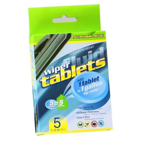 scrubblade SBT5 Wiper Fluid Tablets 5-Pack