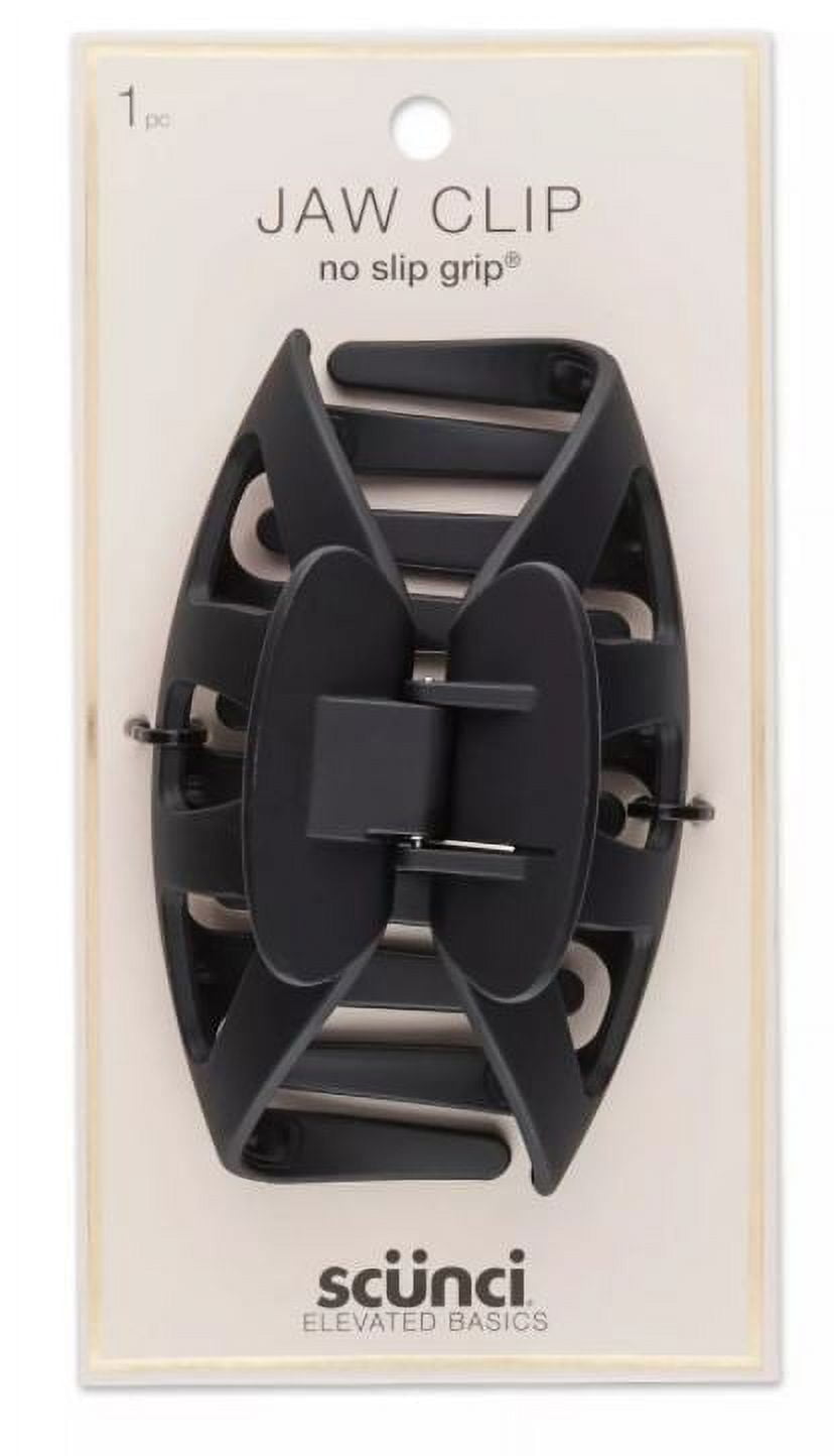 scunci Basics Extra Large No Slip Hidden Hinge Jaw Clips 1ct