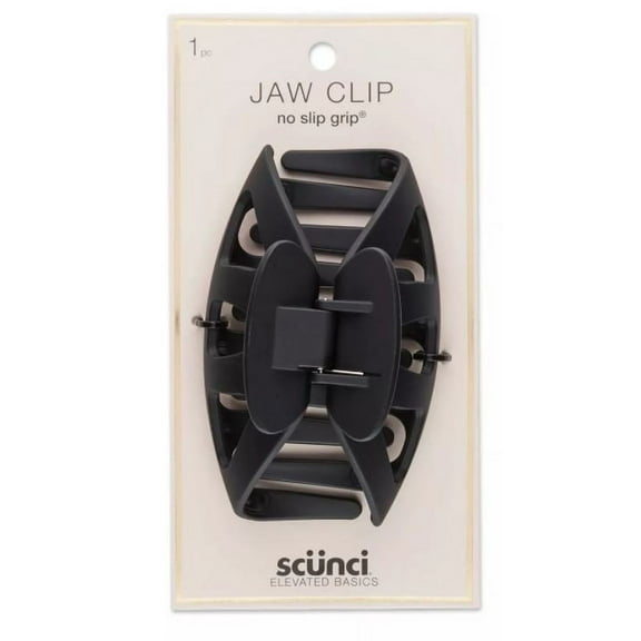 scunci Basics Extra Large No Slip Hidden Hinge Jaw Clips - 1ct