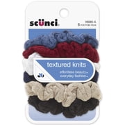 scunci effortless beauty mini waffle twisters, 6 count
