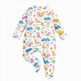 thumbnail image 1 of sdbrld Baby Pajamas Preemie Clothes Boy Newborn Sleepers 3 6 9 12 18 24 Months Unisex Infant Long Sleeve Romper Jumpsuit Fall Winter Light Yellow Sizes 0-3 Months, 1 of 4