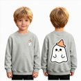 thumbnail image 1 of sdbrld Boys Halloween Ghost Print Clothes Trick or Treat Long Sleeve SweatClothes Boo Tee Top Toddler Baby Winter Clothes Grey Sizes 3-4 Years, 1 of 9