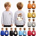 thumbnail image 1 of sdbrld Kids Boys Halloween Tops Long Sleeve Skeleton Graphic Tees Shirts Pjs for Children Grey Sizes 5-6 Years, 1 of 9