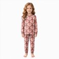 thumbnail image 1 of sdbrld Kids Girl Christmas Pajamas Set Shirts and Pants Jammies Xmas Matching Pjs Outfits Sizes 5-6 Years, 1 of 9