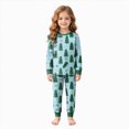 thumbnail image 1 of sdbrld Kids Girl Christmas Pajamas Set Shirts and Shorts Jammies Xmas Matching Pjs Outfits Sizes 6-7 Years, 1 of 9