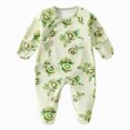 thumbnail image 1 of sdbrld Preemie Sleepers Newborn Boys Fall Winter Long Sleeved Romper Pajamas Sizes 0-24Months Unisex Baby Infant Clothing Green Sizes 3-6 Months, 1 of 6