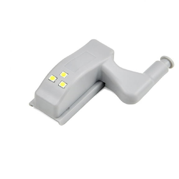 sdhkgrrt 10Pcs LED Cabinet Hinge Light,Cabinet Light LED Hinge Light, Hydraulic Hinge Light for Wardrobe Closet, Battery Powered Automatic Light for Drawer Storage Space Night Light