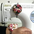thumbnail image 1 of sdhkgrrt 2Pcs Elastic Wrist Pin Cushion, Wrist Pincushion For Sewing, Elastic Band Needle Holder Crafting Tool, Diy Hand Sewing Accessories For Beginners, Pumpkin Shaped Pincushion Gift For Quilters, 1 of 9