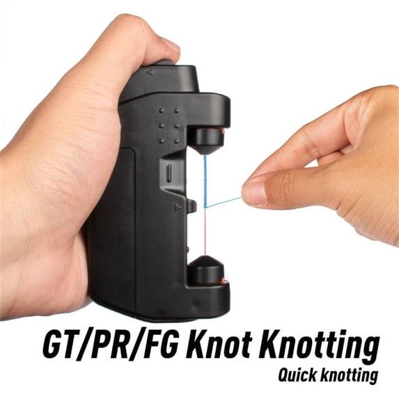 sdhkgrrt 2Pcs GT Knotter, Convenient Fishing Knot Tying Tool for Anglers, Durable Plastic GT Knot Machine for Saltwater Freshwater Fishing, Portable Knotter for Lure Rigging Fishing Tackle