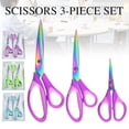 thumbnail image 1 of sdhkgrrt 2Pcs Titanium Coated Sewing Scissors, Titanium Coated Sewing Scissors, Multi-purpose Crafting Office Household Scissors, Professional Sharp Fabric Cutting Tool, 1 of 9