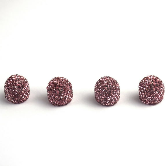 sdhkgrrt 3Pcs Sparkling Rhinestone Tire Valves Caps,Sparkling Rhinestone Tire Valves Caps, Bling Car Wheel Accessories For Customization, 4pcs Jeweled Anti-Rust Valves Stem Covers