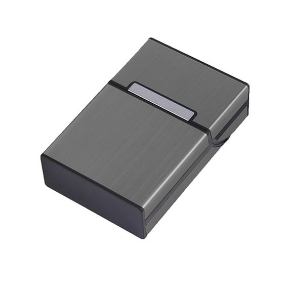 sdhkgrrt under $5 1Pcs Aluminum Cigarette Case, Aluminum Cigarette Case, Metal Pocket Storage Box for Cigars, Compact Portable Holder, Vintage Style Metal Container, Mens Accessory Gift Idea